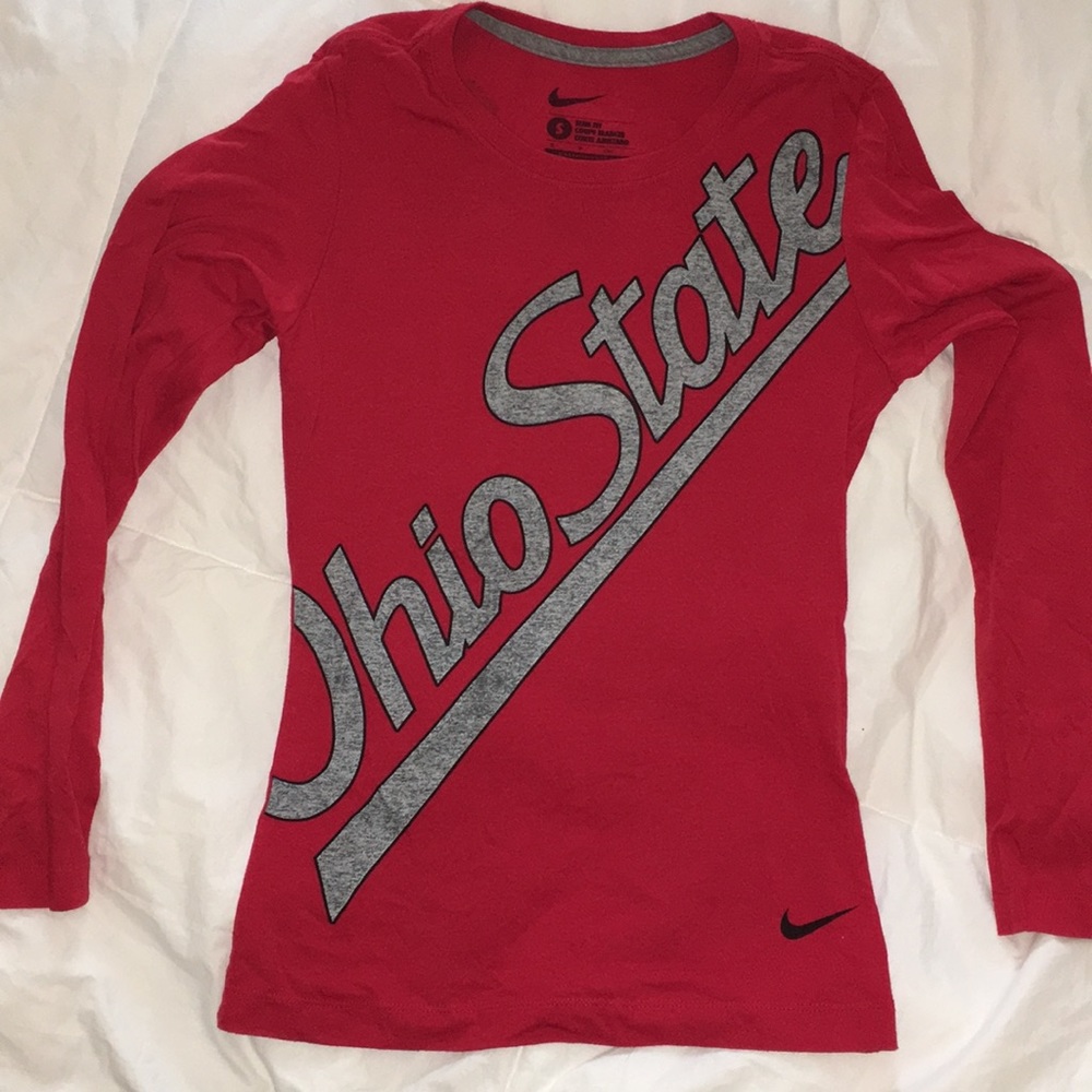 Nike Ohio State Buckeyes Long Sleeve Top